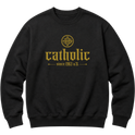 "F&C Custom Catholic Since 1963 A.D." Moletom com Capuz Básico