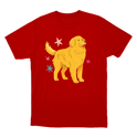 "Golden retrivier" Camiseta Básica Unissex