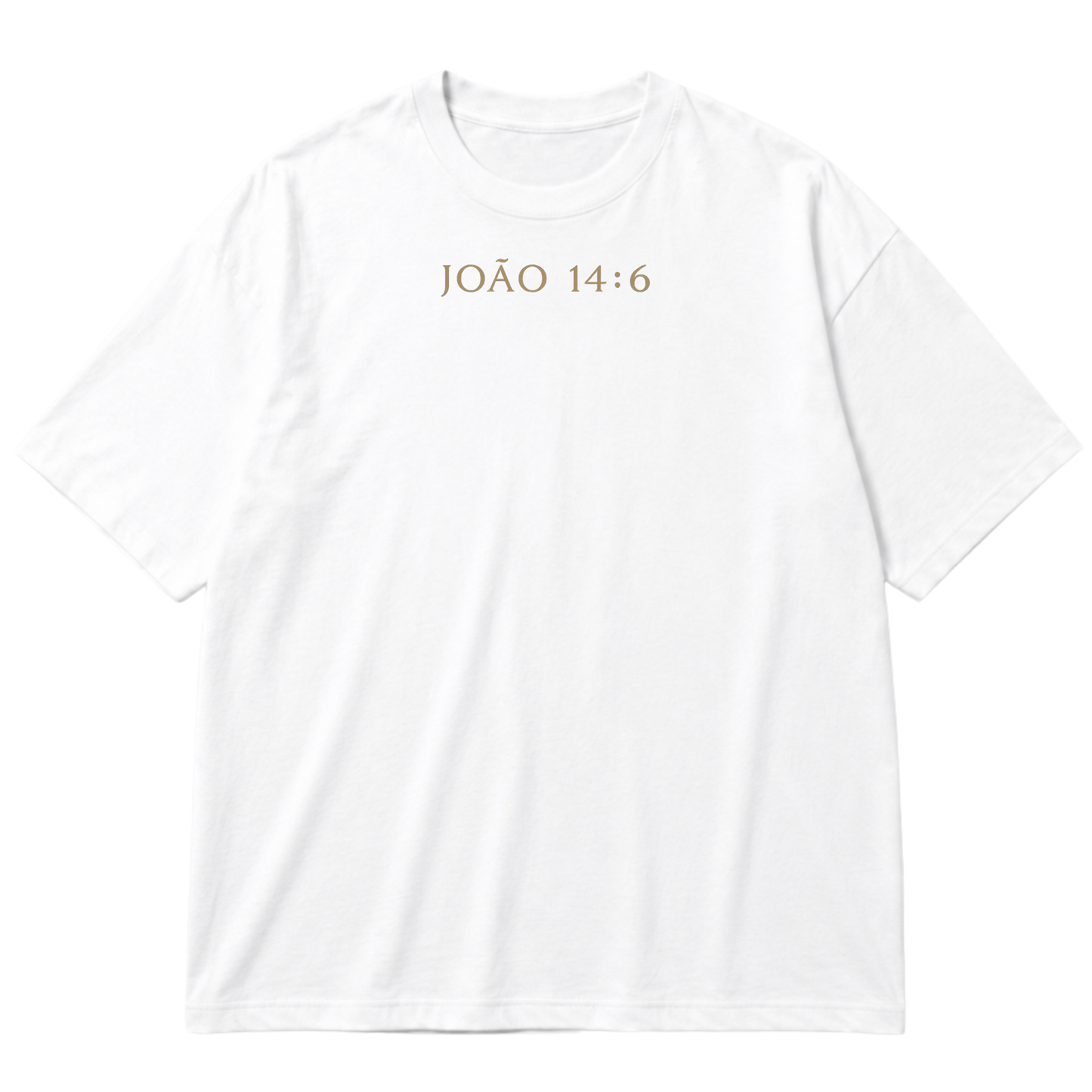 "João 14:6" Oversized Premium 96% algodão 4% Elastano