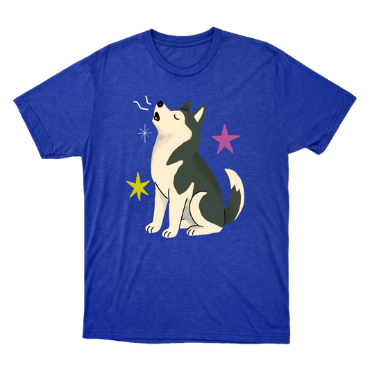 "Husky siberiano" Camiseta Básica Unissex