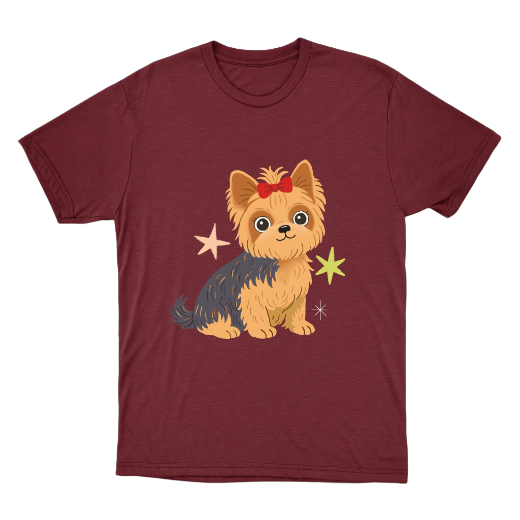 "Yorkshire terrier" Camiseta Básica Unissex