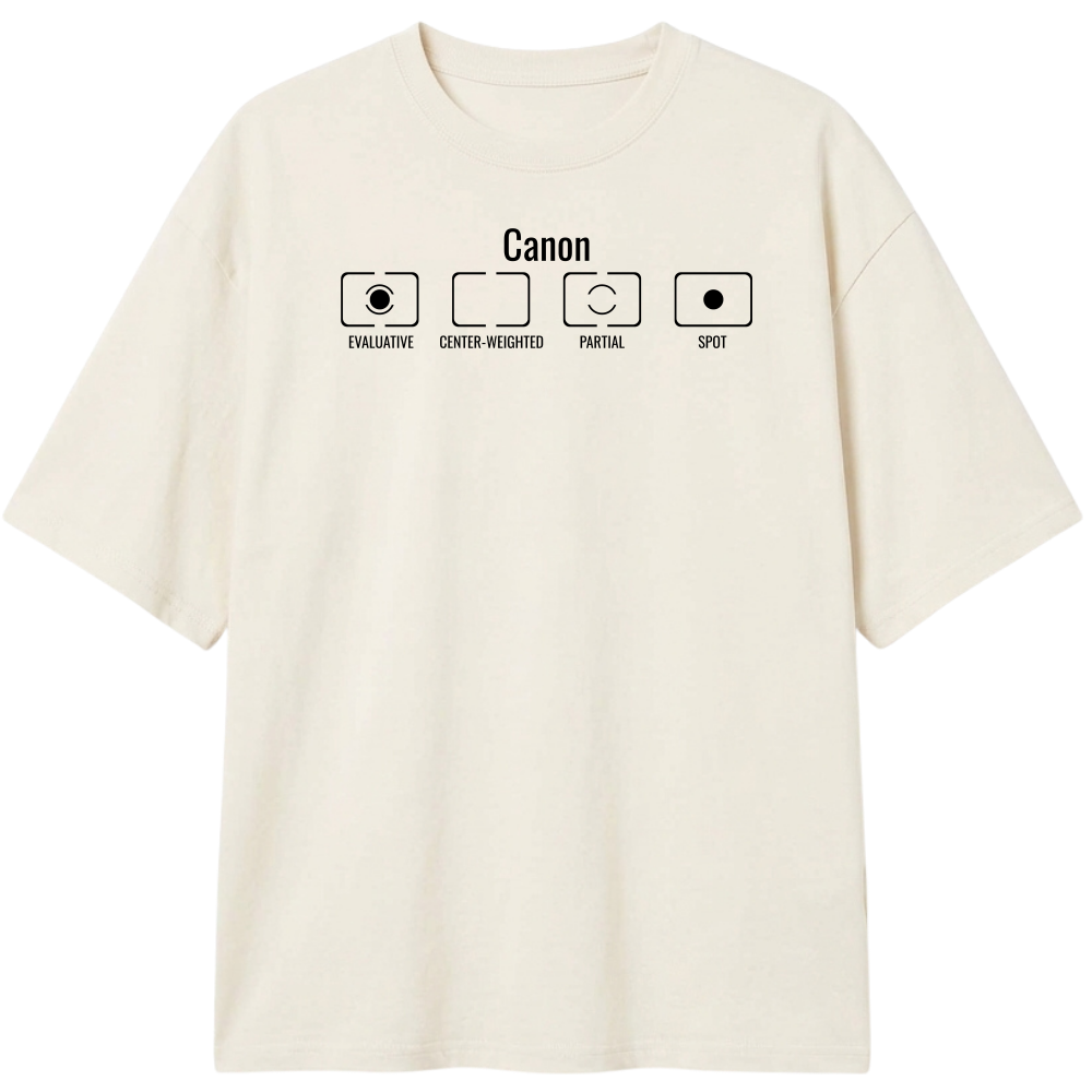 "Fotômetro Canon" Camiseta Oversized Classic