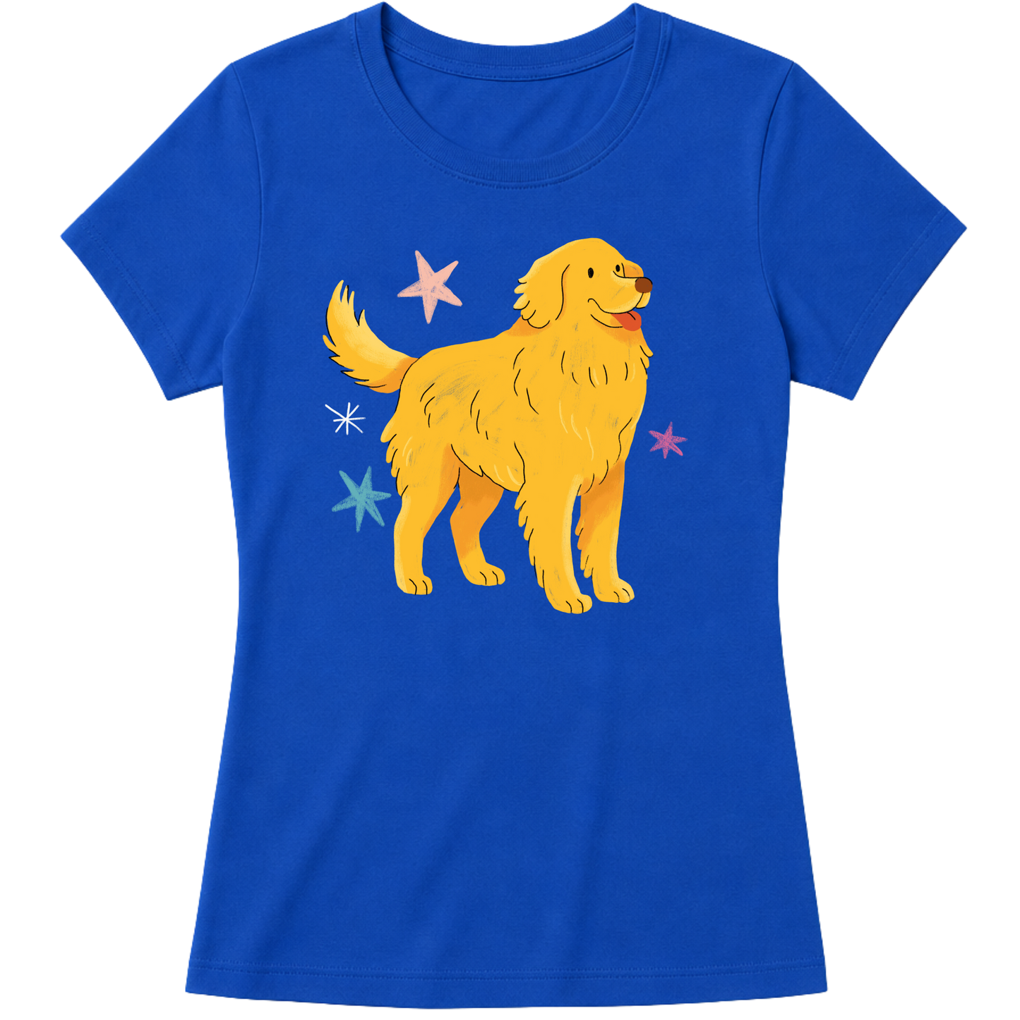 "Golden retrivier" Blusa Baby Look