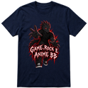 "GAME,ROCK E ANIME BB camisa basica GameFicou" Camiseta Premium Unissex Bunker Studios