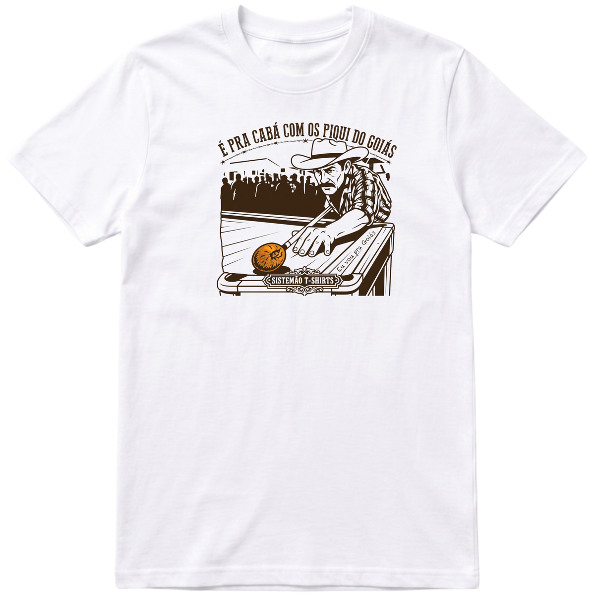 "Estampa É PRA CABA Básica" Camiseta Premium Unissex Bunker Studios