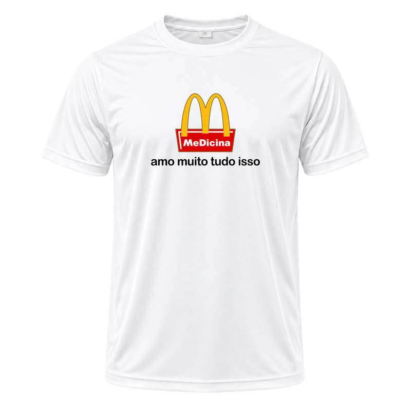 "MeDicina SOS Luma" Camiseta Dryfit Masculina Basic