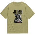 "O leão da tribo dr juda" Camiseta Oversized Básica