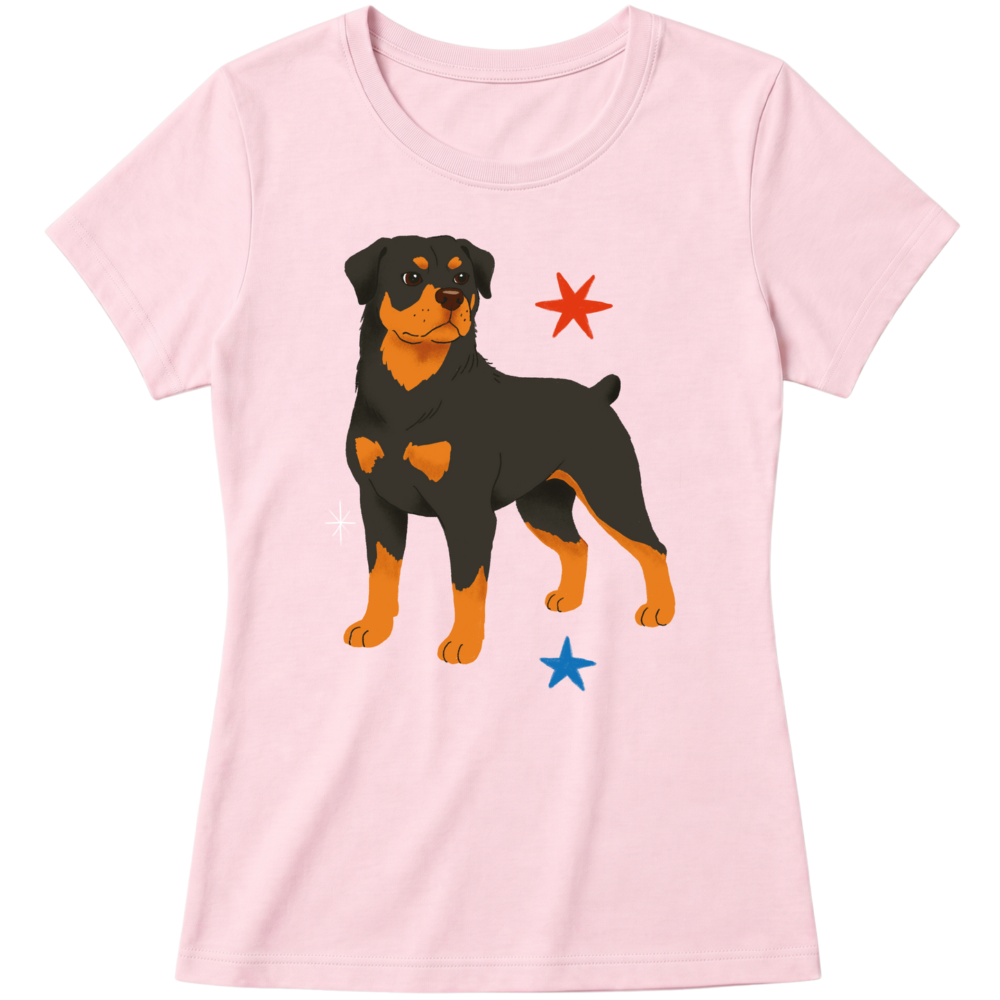 "Rottweiler" Blusa Baby Look
