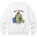 "Moletom Sem Pressa" Moletom com Capuz Básico