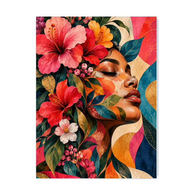 "Rosto em Flores" Poster
