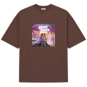 "VI.CE CITY THEMES" Camiseta Oversized Suedine 220g