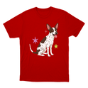 "Cão SRD flocos" Camiseta Básica Unissex