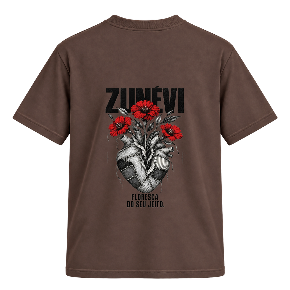 "Camiseta Regular Suedine" Camiseta Regular Suedine