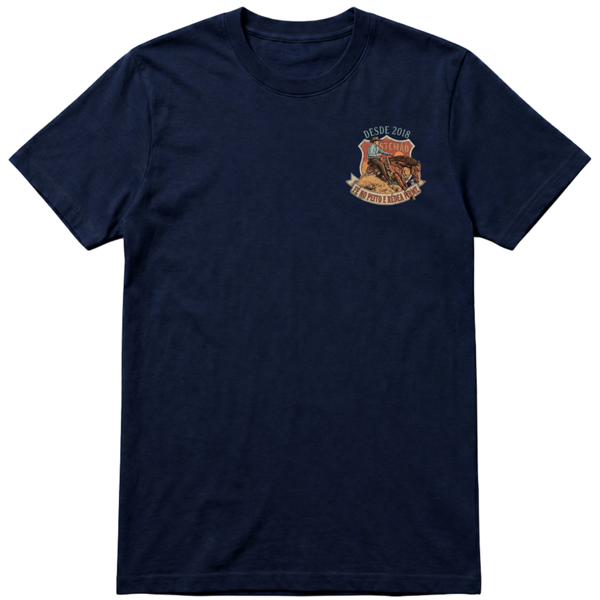 "Estampa RÉDEA FIRME" Camiseta Premium Unissex Bunker Studios