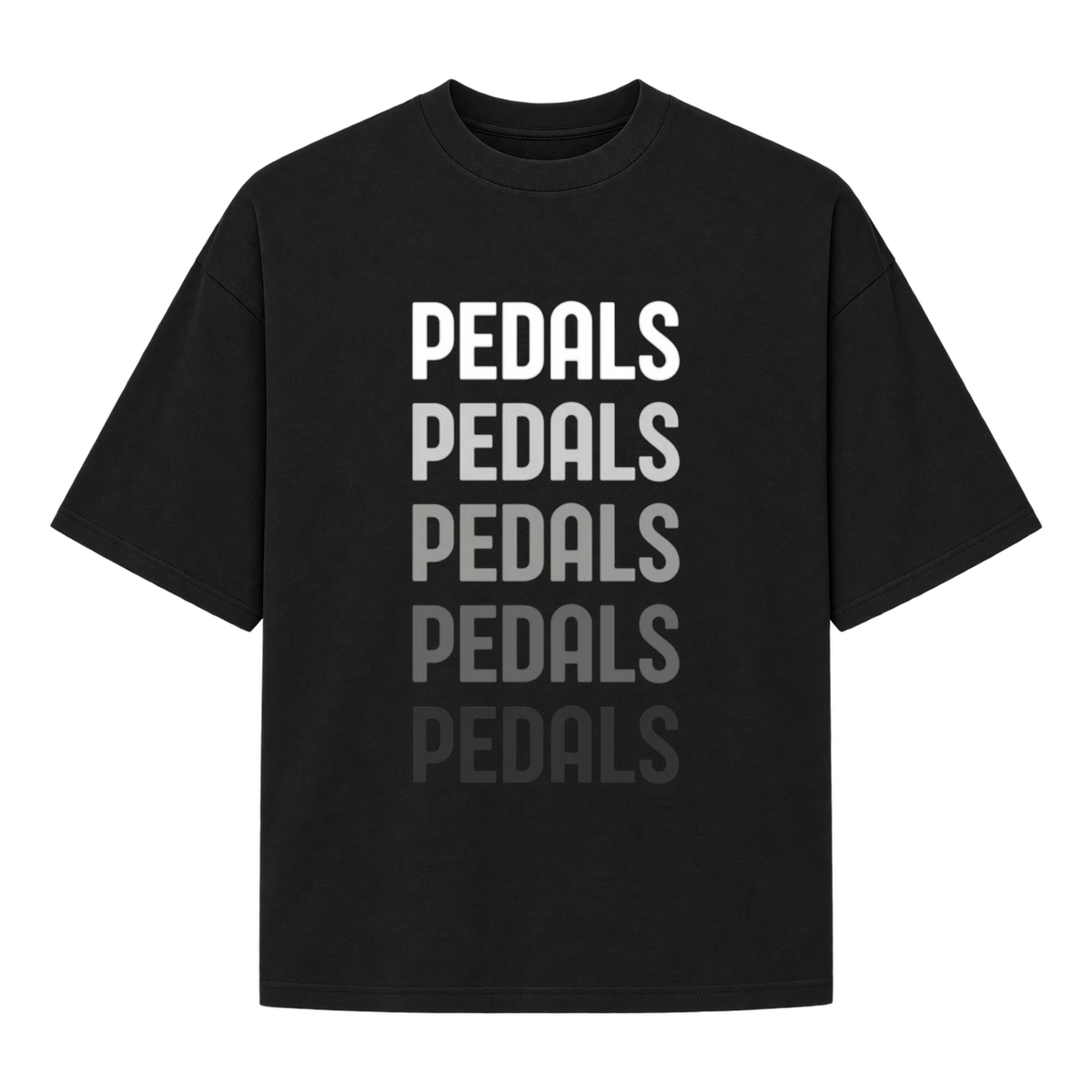 "PEDAL, PEDAL, PEDAL..." Camiseta Oversized Suedine 220g