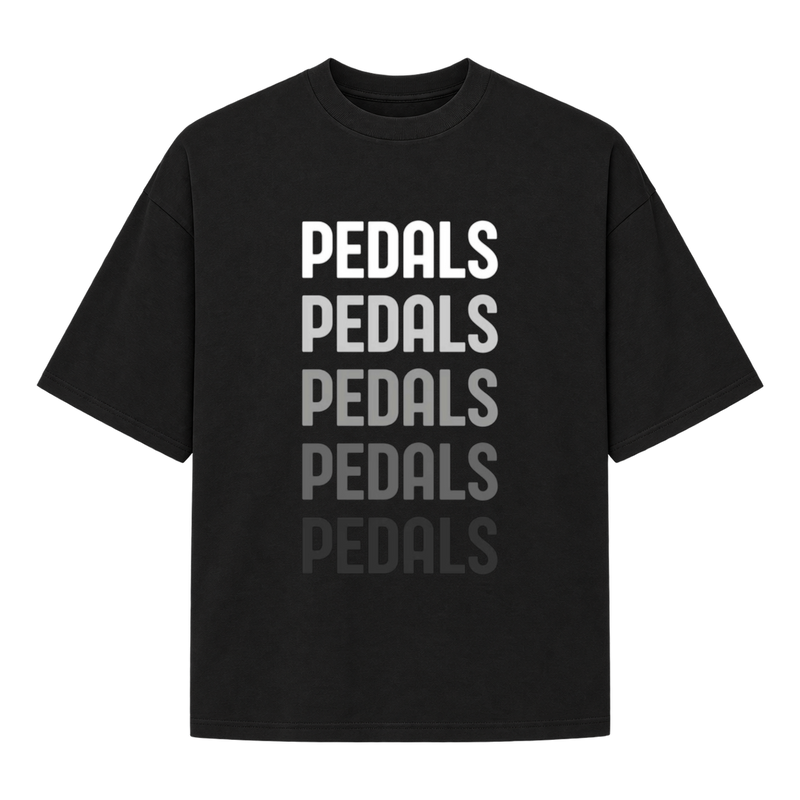 "PEDAL, PEDAL, PEDAL..." Camiseta Oversized Suedine 220g