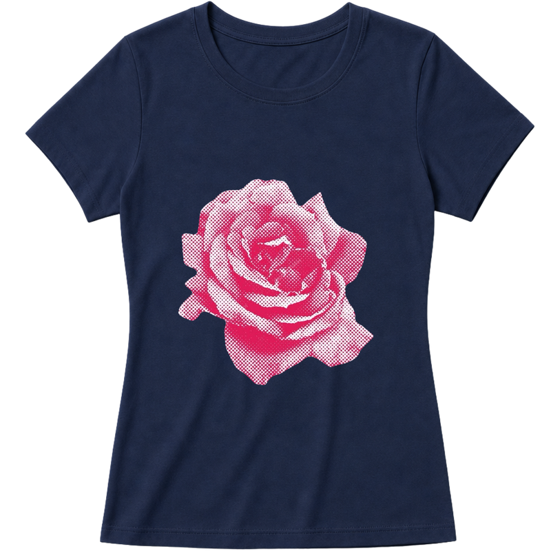 "Baby Look Pinky Rose" Blusa Baby Look