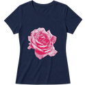 "Baby Look Pinky Rose" Blusa Baby Look