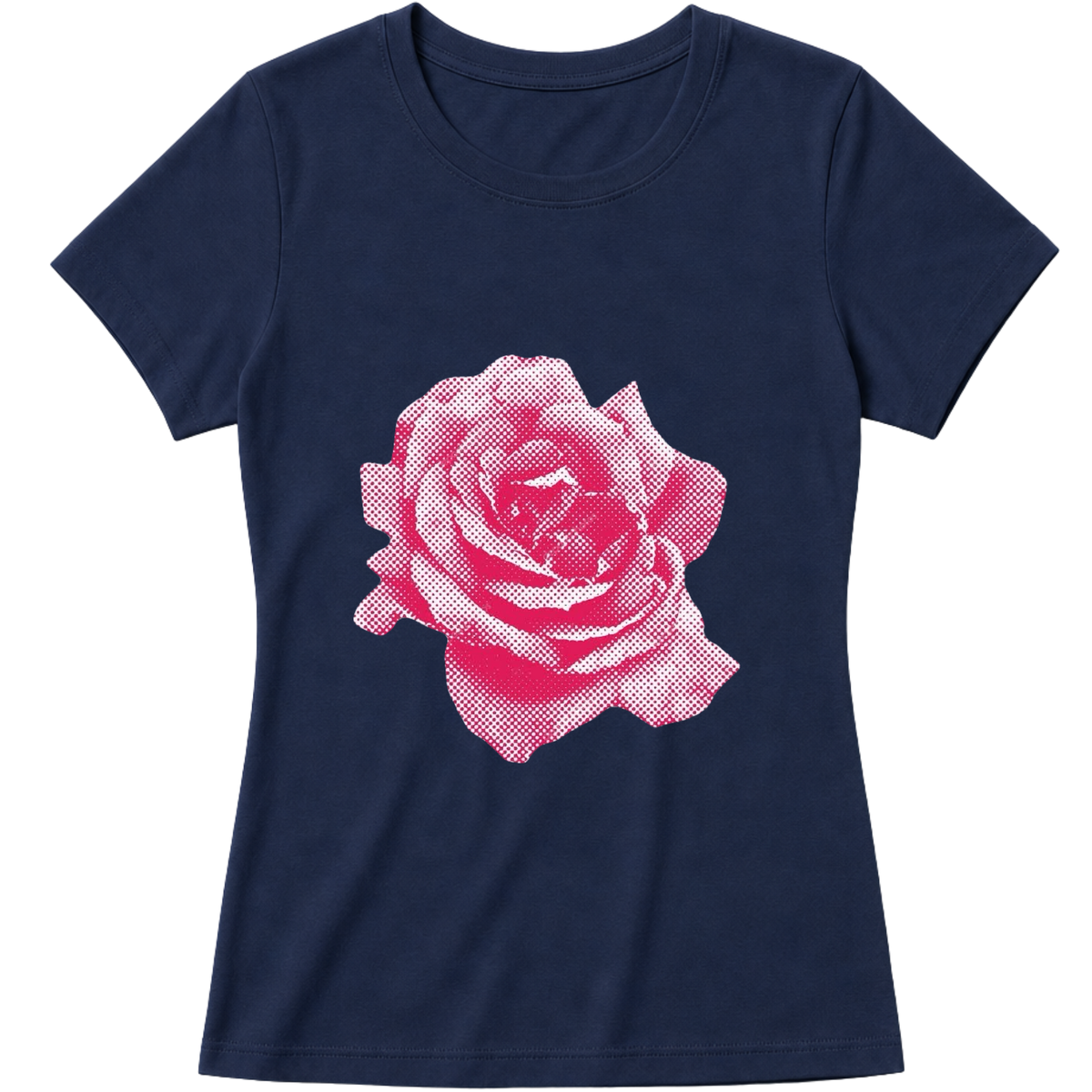 "Baby Look Pinky Rose" Blusa Baby Look