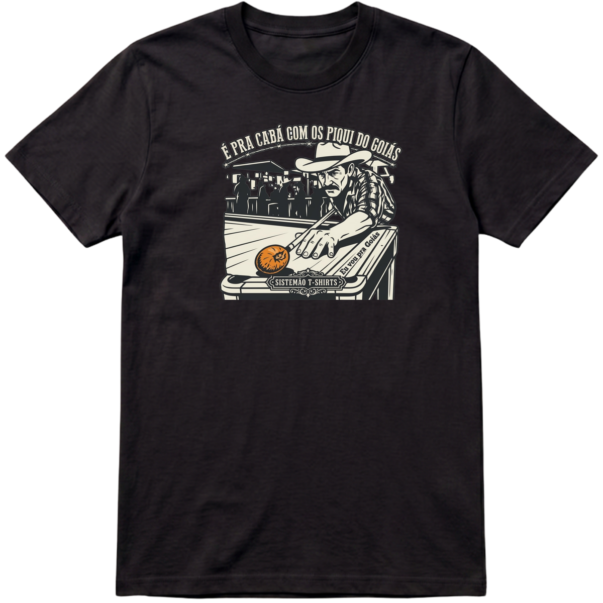 "Estampa É PRA CABA Básica" Camiseta Premium Unissex Bunker Studios