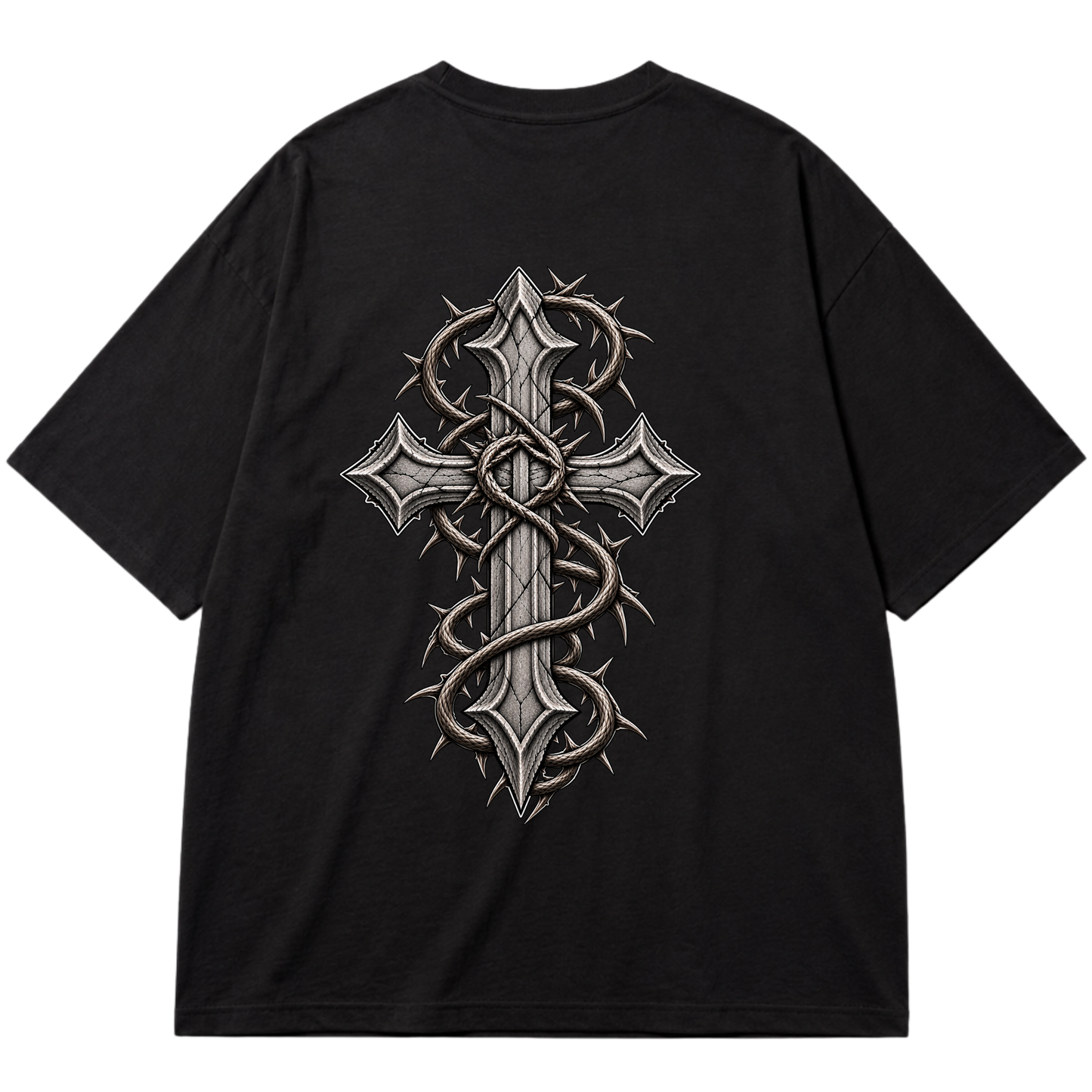 "Só Confio em Deus" Oversized Premium 96% algodão 4% Elastano