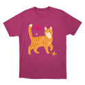 "Gato amarelo" Camiseta Básica Unissex