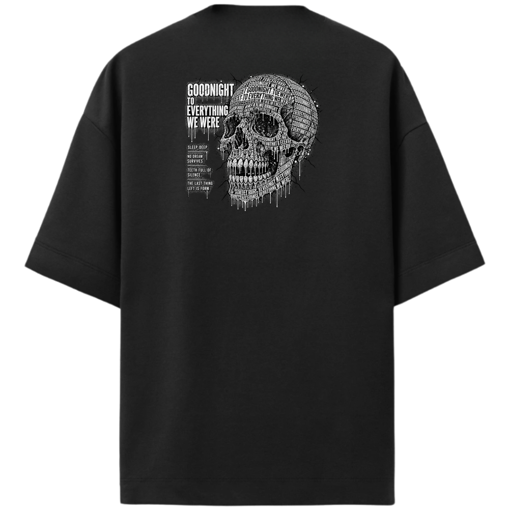 "Camisa Skull" Camiseta Oversized Premium