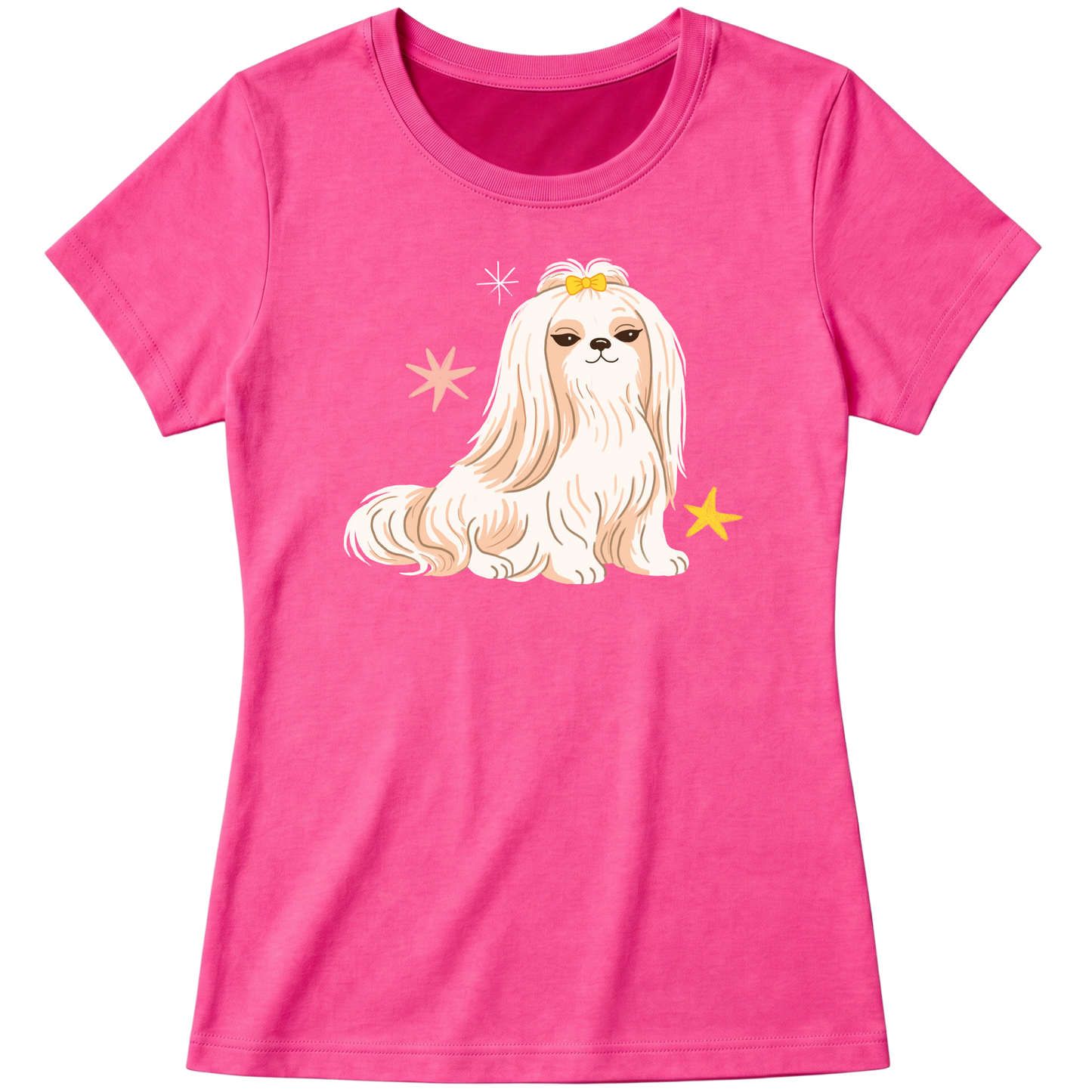 "lhasa apso" Blusa Baby Look