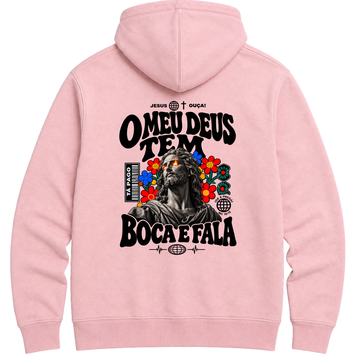 "FENDS  -- O MEU DEUS TEM BOCA E FALA" Moletom Premium