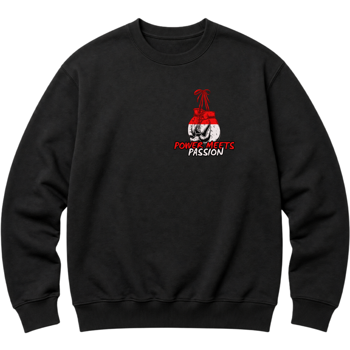 "Camiseta oversized estampa de boxe" Moletom com Capuz Básico