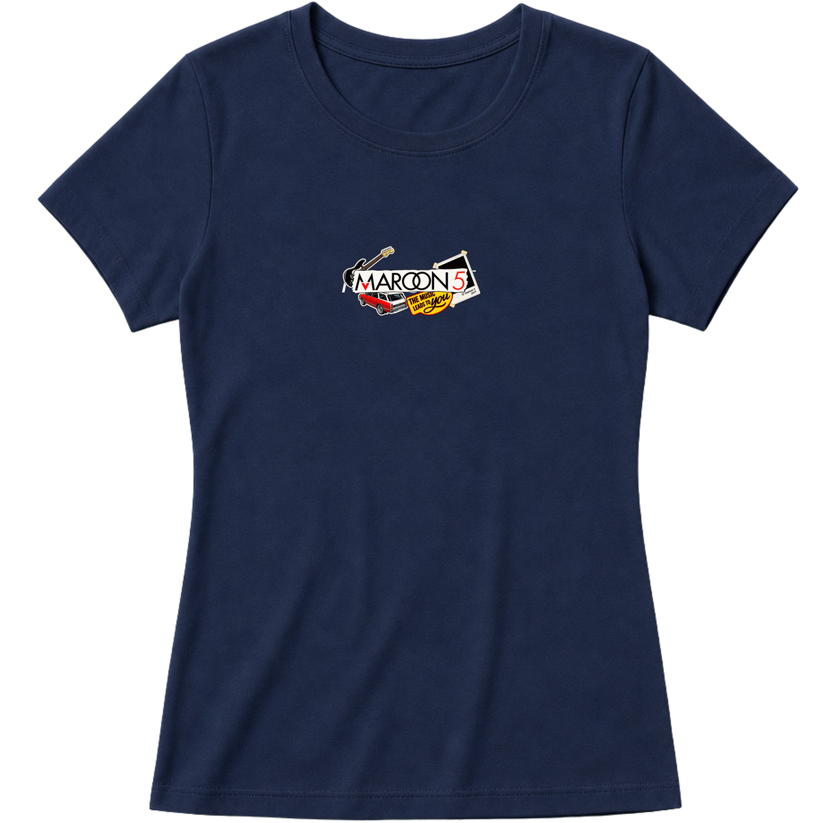 "Maroon 5 - Elementos" Blusa Baby Look