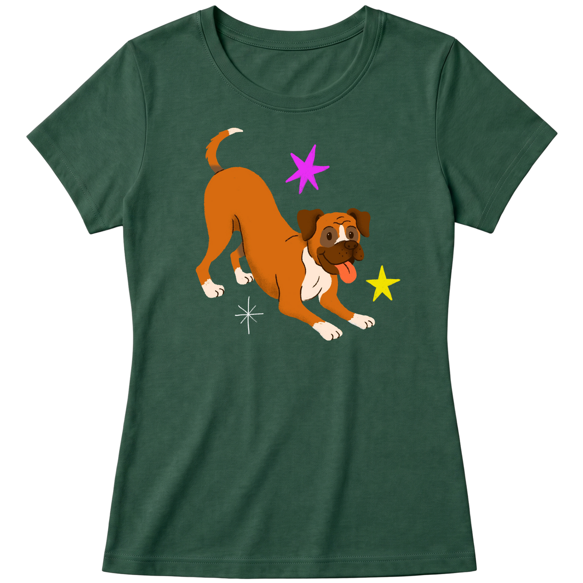 "Boxer" Blusa Baby Look
