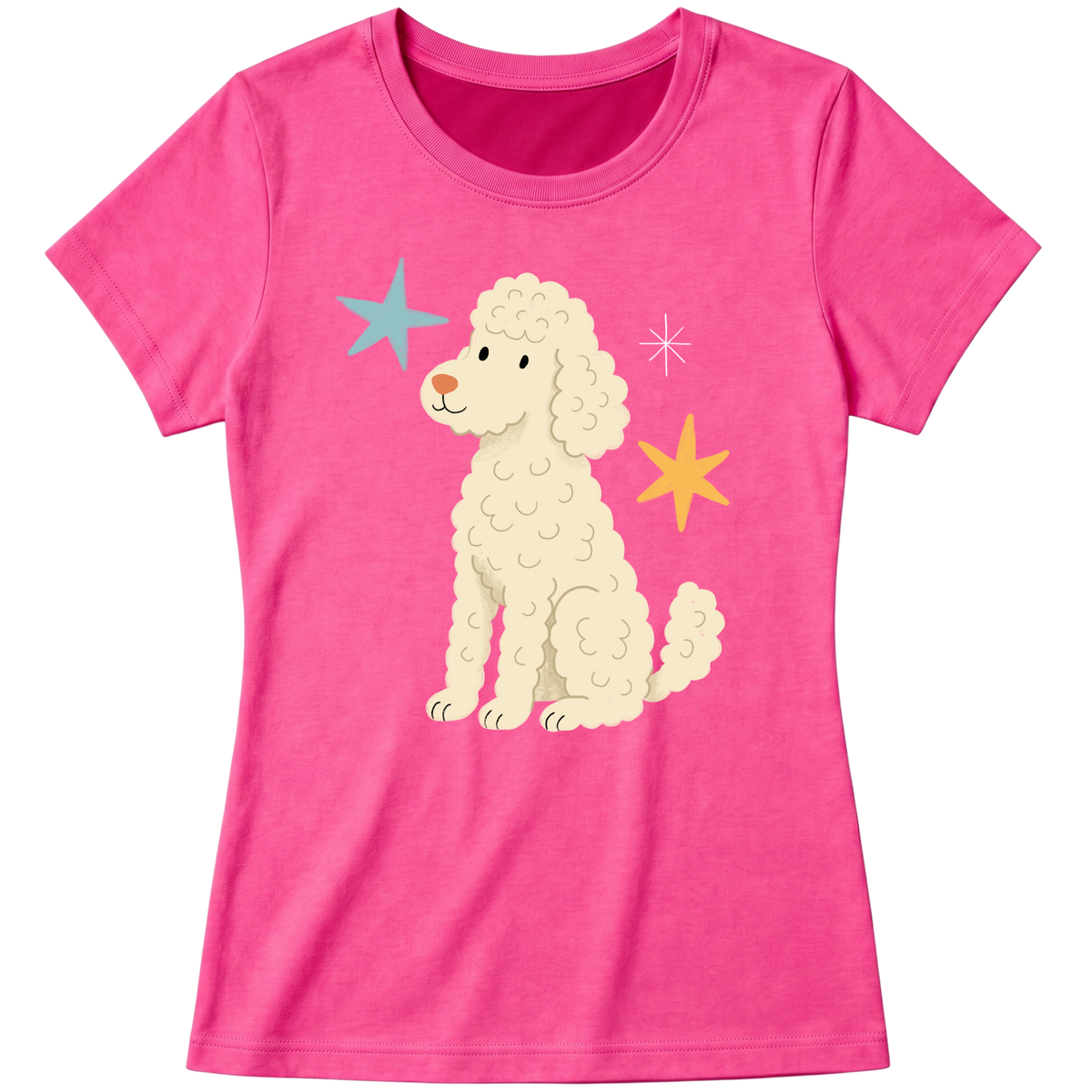 "Poodle" Blusa Baby Look