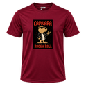 "Capivara Rock & Roll DTF" Camiseta Dryfit Masculina Basic