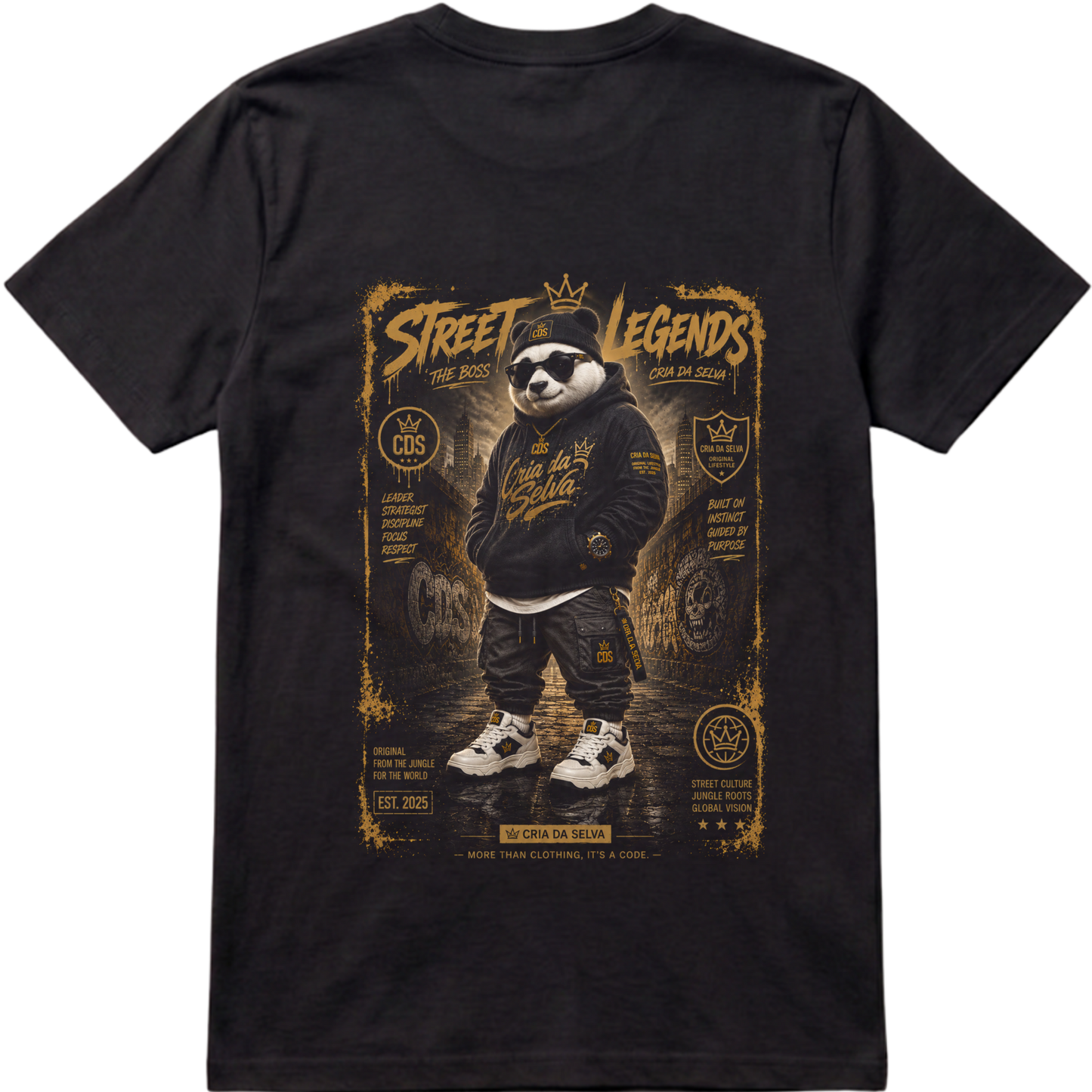 "Pandiko CDS The Boss" Camiseta Premium Unissex Bunker Studios