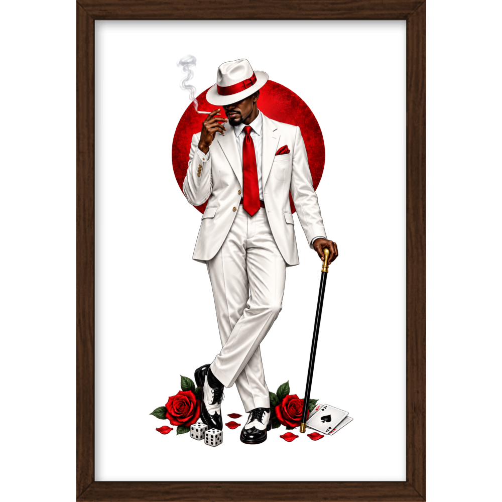 ""Seu Zé" Full Art - Quadro Tradicional" Quadro tradicional sem vidro acrílico