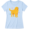 "Golden retrivier" Blusa Baby Look