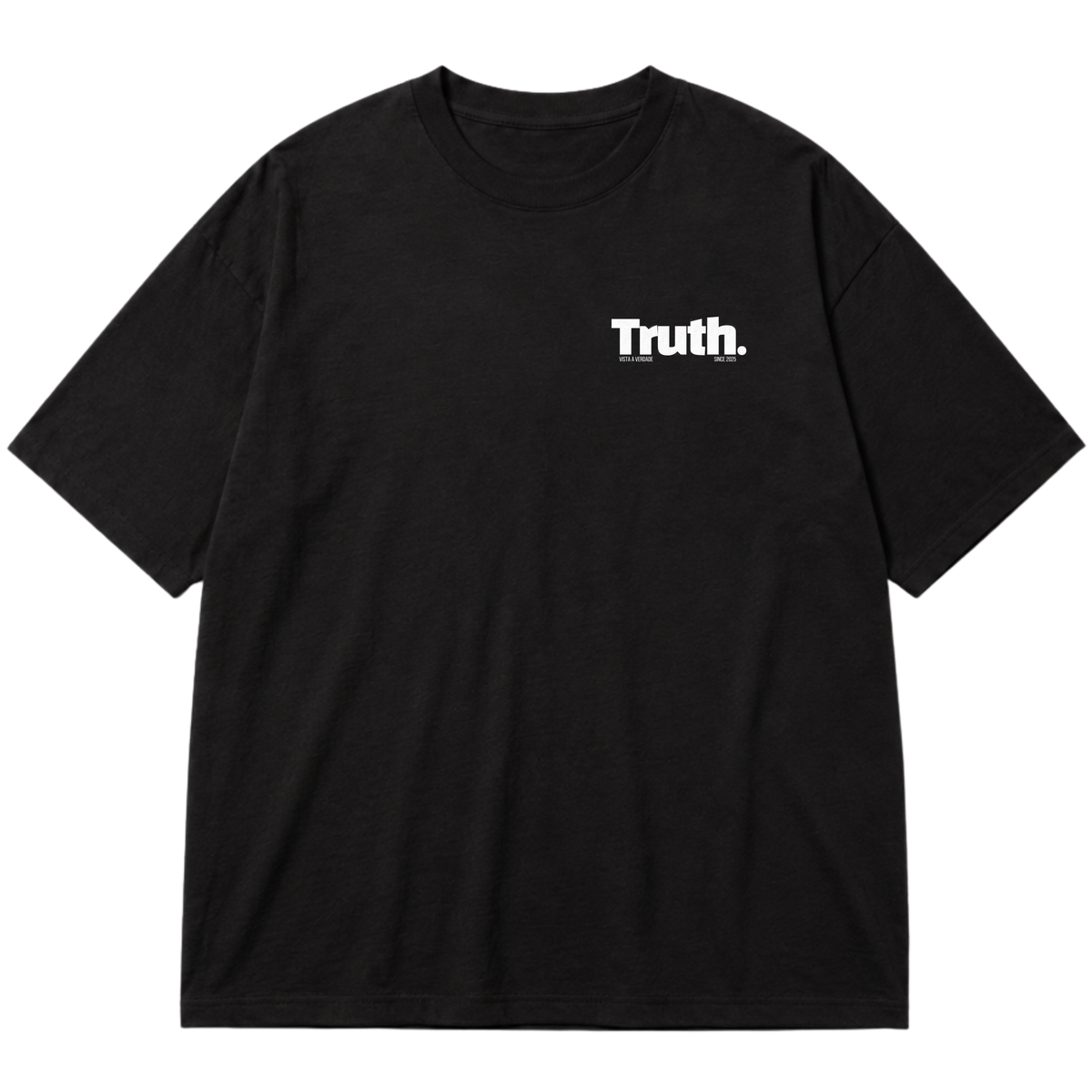 "TRUTH - GOD SAVE-ME" Oversized Premium 96% algodão 4% Elastano