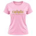 "Cristã Católica Catholic EC00" Camiseta Dryfit Feminina Basic