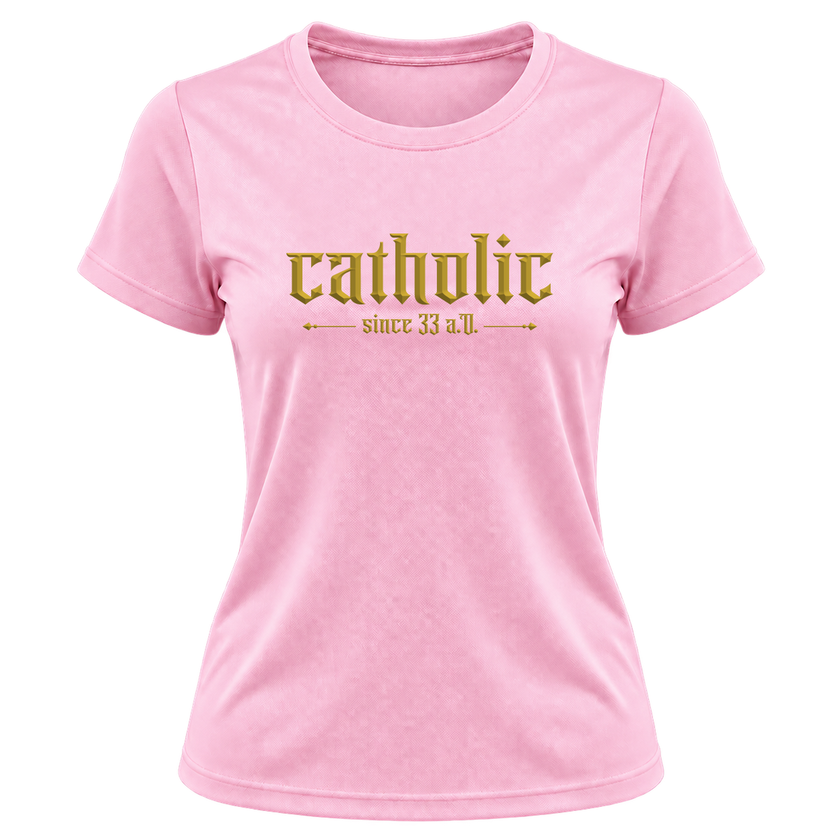 "Cristã Católica Catholic EC00" Camiseta Dryfit Feminina Basic