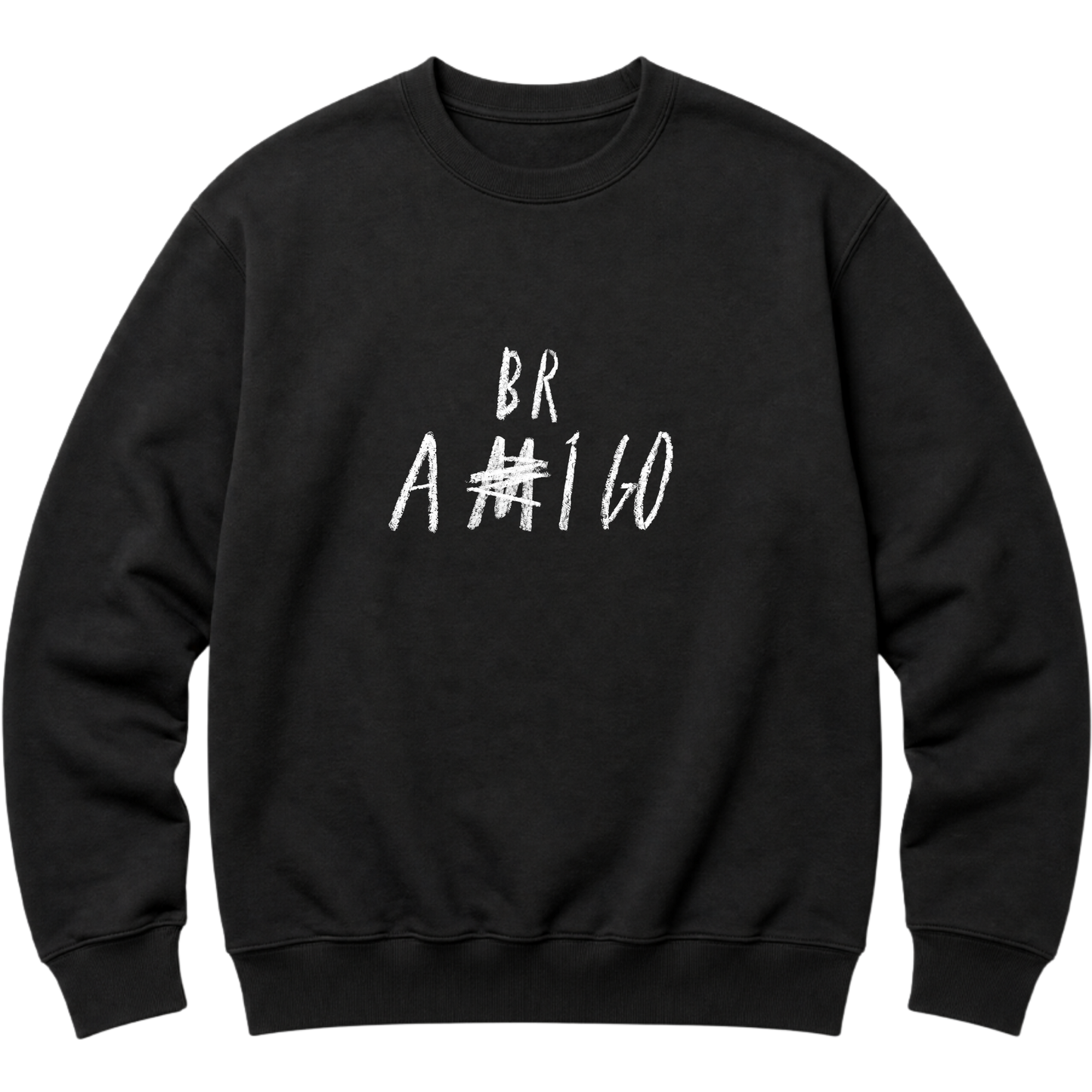 "FENDS — Amigo/Abrigo (Moletom SEM Capuz Premium)" Blusão Moletom