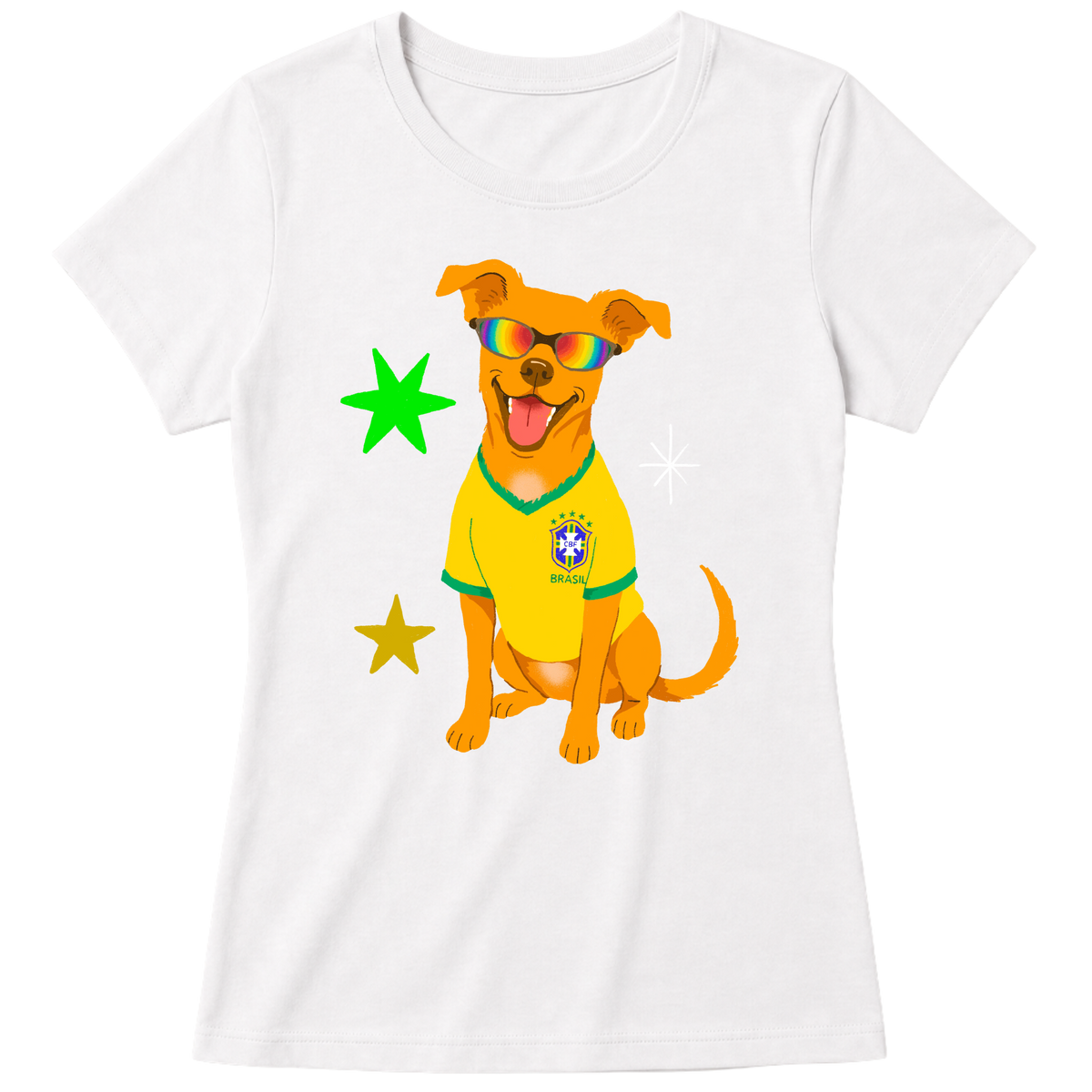 "Caramelo brasileiro" Blusa Baby Look