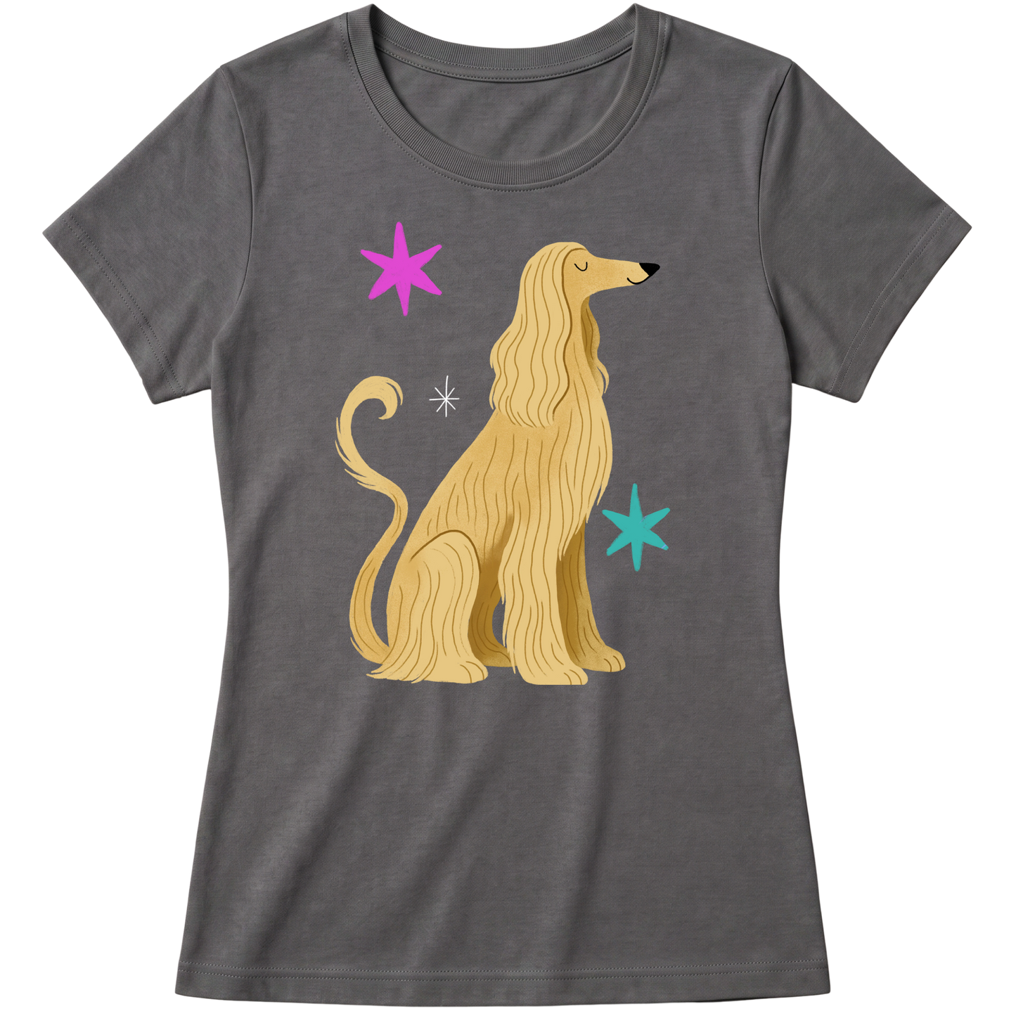 "Galgo Afegão" Blusa Baby Look