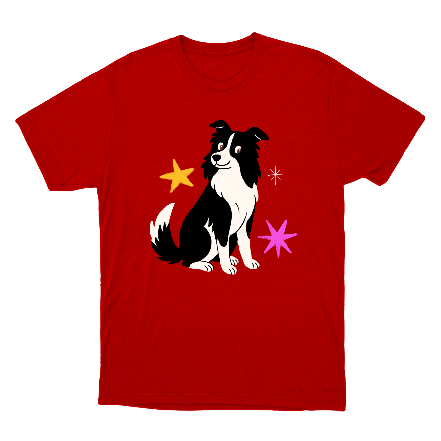 "Border Collie" Camiseta Básica Unissex