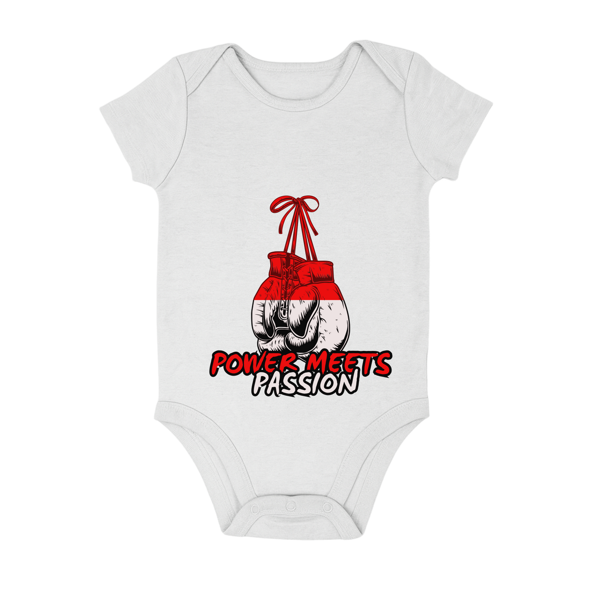 "Camiseta oversized estampa de boxe" Body Baby