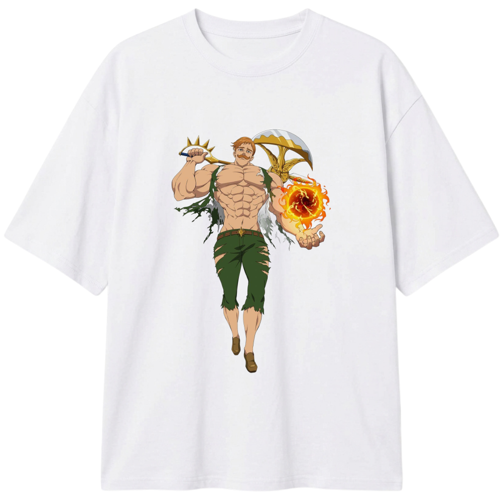 "Camiseta Oversized Classic Escanor" Camiseta Oversized Classic