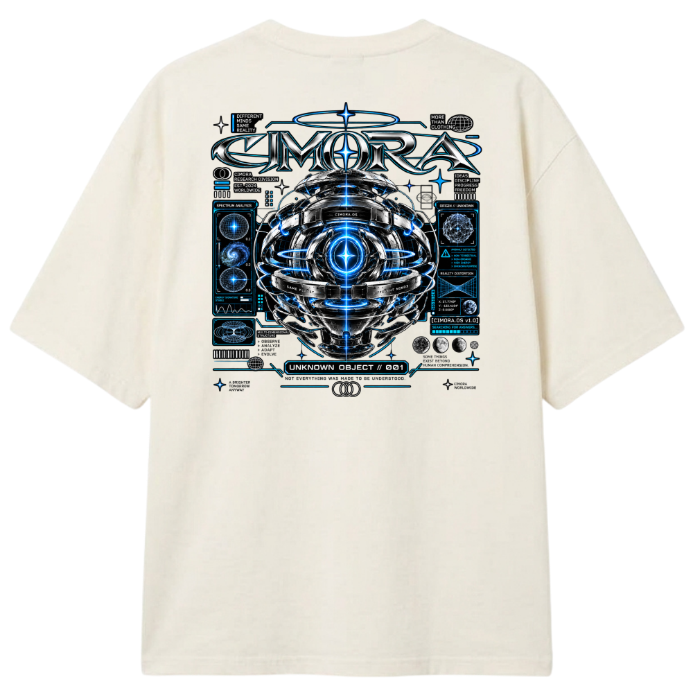 "Camiseta CIMORA - Unknown Object" Camiseta Oversized Classic