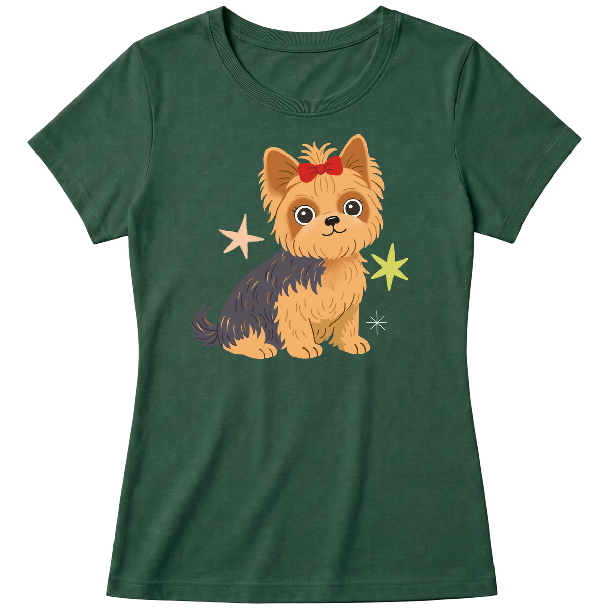 "Yorkshire terrier" Blusa Baby Look
