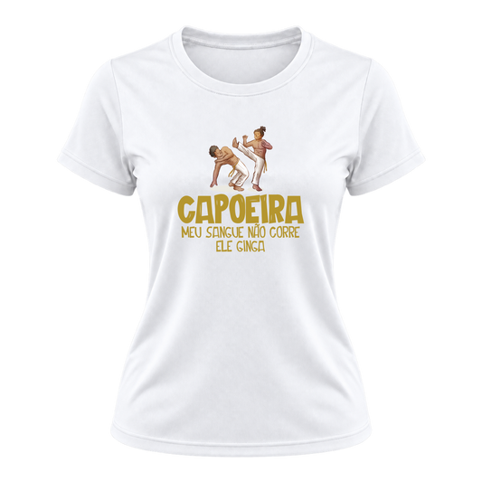"Capoeira #01" Camiseta Dryfit Feminina Basic