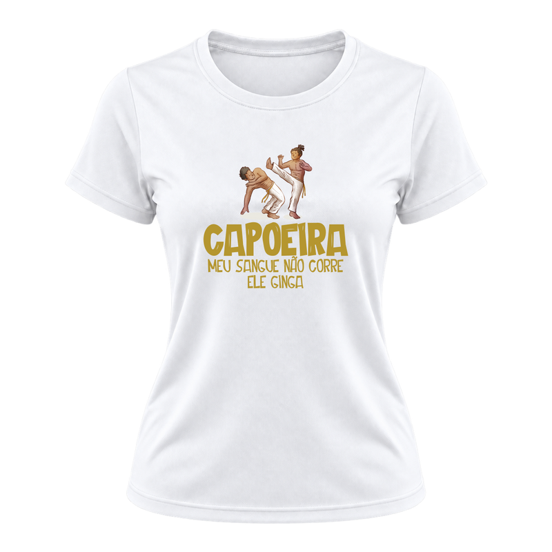 "Capoeira #01" Camiseta Dryfit Feminina Basic